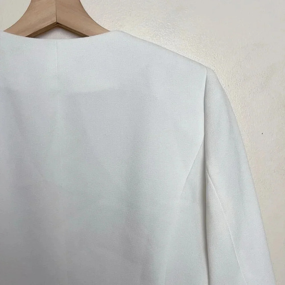 Tahari ASL Womens 4 Bell Sleeve  White Career Blazer - Picture 15 of 15